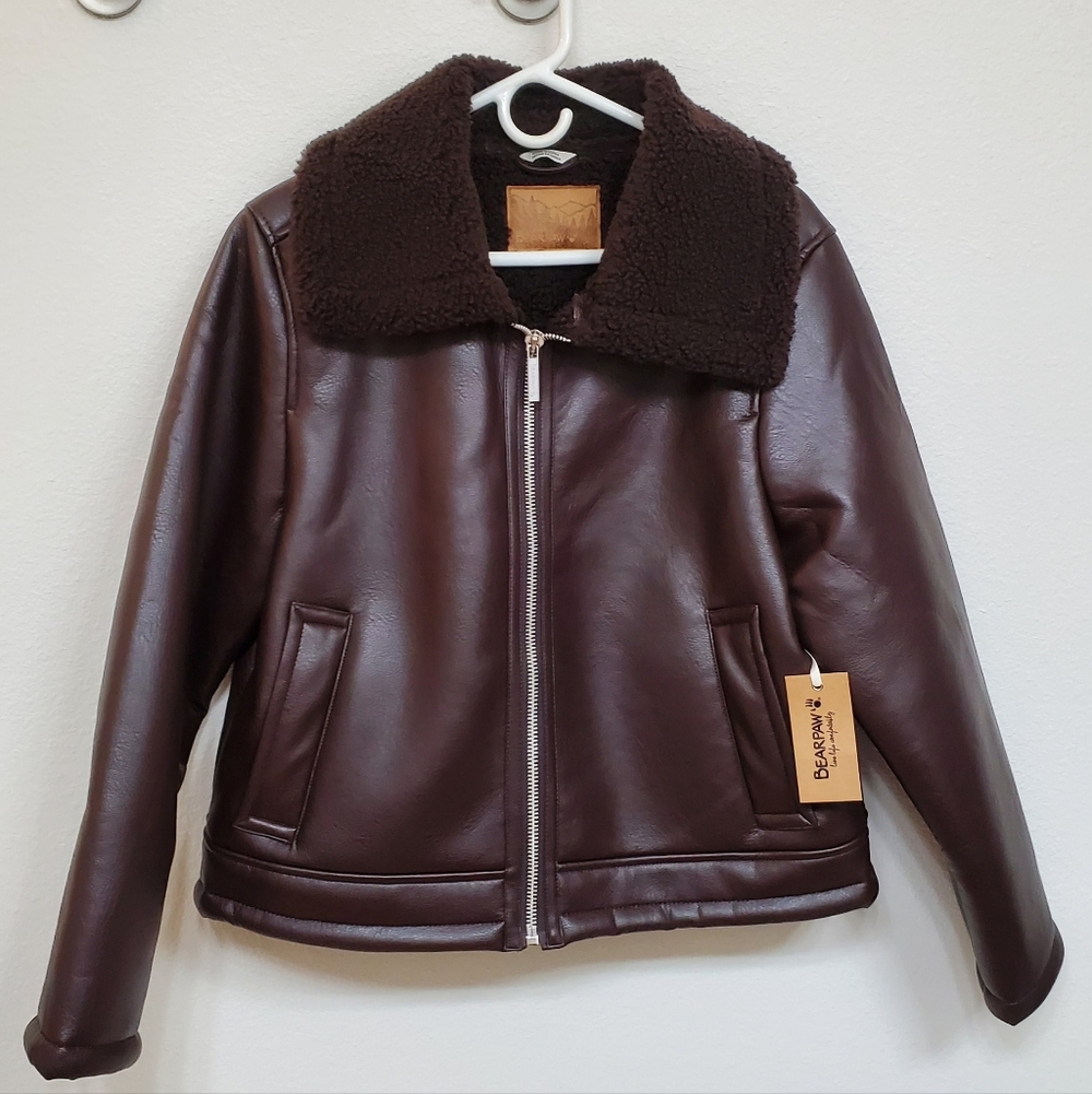 Bearpaw Brown Leather Jacket